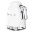 SMEG VÍZFORRALÓ, 50-es évek retro design, állítható vízhőfok, 1,7 liter, 2400 W, fehér