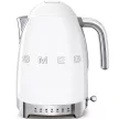 SMEG VÍZFORRALÓ, 50-es évek retro design, állítható vízhőfok, 1,7 liter, 2400 W, fehér