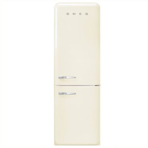 SMEG Retro hűtő/fagyasztó Bézs jobb oldali pánt