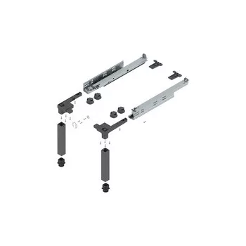 Blum Space Step Z95.4100 lábazati fiókos fellépő 410mm