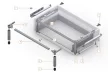 Blum Space Step Z95D4100 lábazati fiókos fellépőhöz, távtartó elem