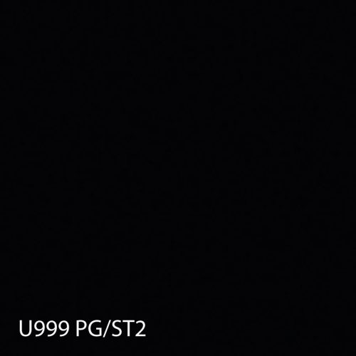 U999 PG/ST2 Magasfényű Fekete 2800x2070x18mm Perfectsense