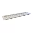 Szellőzőrács 100x400mm Alu elox