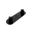 Bútortalp 2 csapos 50x16mm Fekete