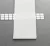 Led profil "Wide" takaró profil rápattintható/befűzős 2fm opál/tejfehér