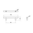 Fogantyú A001-096/146 96 Aluminium