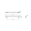 Fogantyú A001-192/242 192 Aluminium