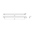 Fogantyú A001-480/530 480 Aluminium