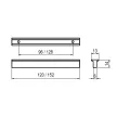Fogantyú A005-096 96 Aluminium