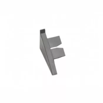  Vízzáró PL 31x16mm Balos végelem Szürke metál KIFUTOTT!