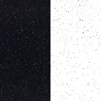   Konyhai hátfal K218 GG Black Andromeda/K217 GG White Andromeda 4100x640x10mm