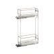 Fémrács VIBO oldalra szerelhető felső szekrénybe 107x293x510mm Jobbos + PVC tál