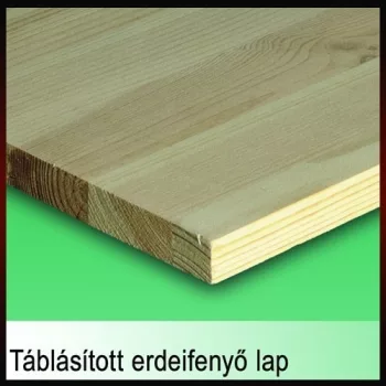   Táblásított Borovifenyő TM A/A 18x1200x3000mm Radiális D4