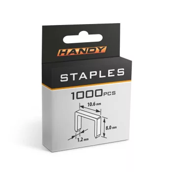 Tűzőkapocs - 1,2 x 10,6 x 8 mm 1000 db Handy