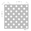 Laccato-Hdf Franz perforációval Krono 8197 Sonoma tölgy 1400x510x3mm