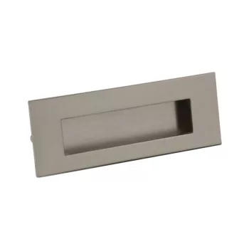   Fogantyú Pesara 128mm süllyesztett szatén króm 37781 Tolóajtó kagyló