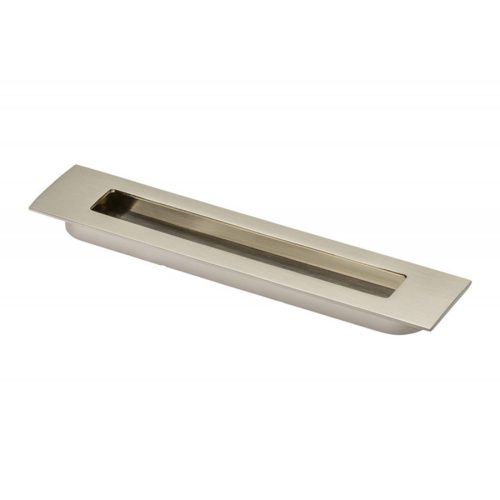 Fogantyú UZ-E6-160-06 Inox tolóajtó kagyló süllyesztett nikkel
