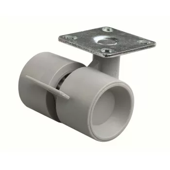   Bútorgörgő 40mm Talpas Formula, gumi futófelülettel szürke