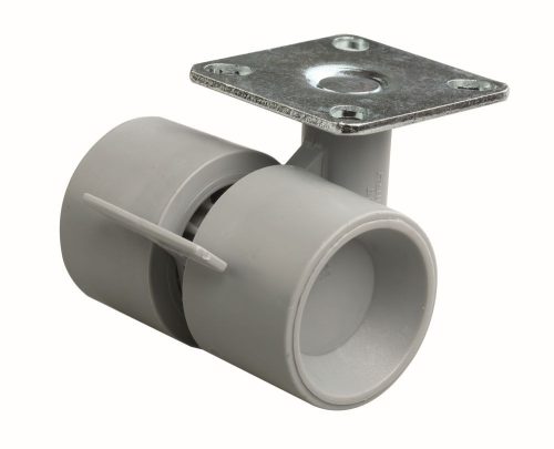 Bútorgörgő 40mm Talpas Formula, gumi futófelülettel szürke