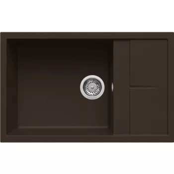   Elleci Unico 310 gránit mosogató G59 Antracite 780x500/200mm