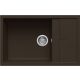Elleci Unico 310 gránit mosogató G59 Antracite 780x500/200mm