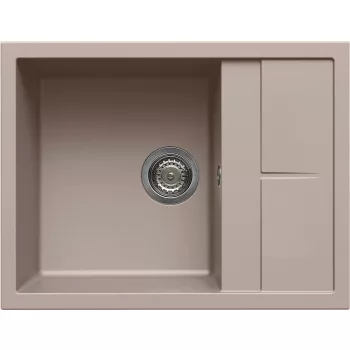Elleci Unico 125 gránit mosogató G48 Tortora 650x500/200mm