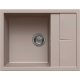 Elleci Unico 125 gránit mosogató G48 Tortora 650x500/200mm