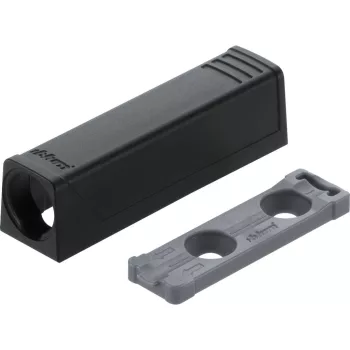 B 956.1201 Tip-on egyenes adapter rövid, Fekete
