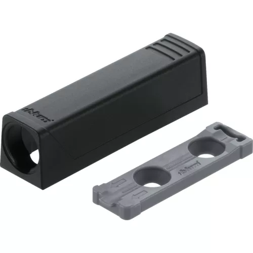 B 956.1201 Tip-on egyenes adapter rövid, Fekete