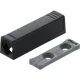 B 956.1201 Tip-on egyenes adapter rövid, Fekete