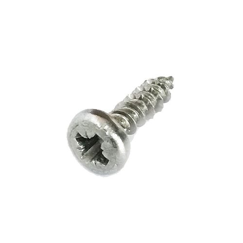 Rögzítő csavar "D" fejű 4x15mm PZ2 61D.1500 cink fehér