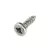 Rögzítő csavar "D" fejű 4x15mm PZ2 61D.1500 cink fehér