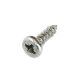Rögzítő csavar "D" fejű 4x15mm PZ2 61D.1500 cink fehér