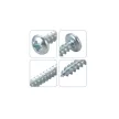Rögzítő csavar "D" fejű 4x15mm PZ2 61D.1500 cink fehér