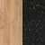 Konyhai hátfal K003 PW/K210FP CR Arany Craft Oak/Black Flint 4100x640x8mm