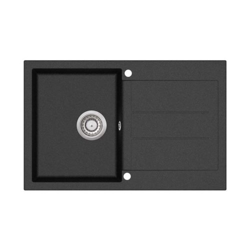 EVIDO Cubo 45S gránit mosogató 780x500 Antracit