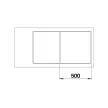 BLANCO AXIA III 5 S-F kávé üveg tart. exc. 523236