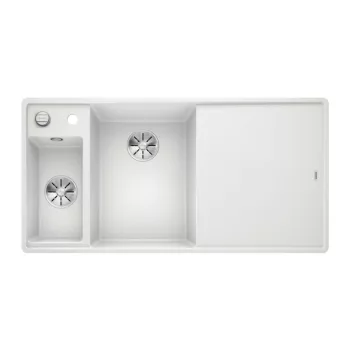 BLANCO AXIA III 6S-F bal fehér üveg tart.exc. 524672