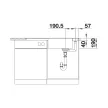 BLANCO AXIA III XL 6S-F fehér fa tart.exc. 523523