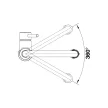 BLANCO CATRIS-S Flexo fekete matt