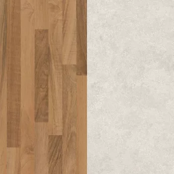   Konyhai hátfal K206 PE Porterhouse Dió/K209 RS Crema Mészkő 4100x640x10mm