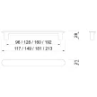 BÚTORFOGANTYÚ E091-96 MM MATT FEKETE