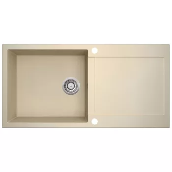 EVIDO Cubo XL 6S gránit mosogató 1000x500mm Bézs