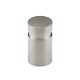 Bútorfogantyú gomb MONACUM D=10 mm csiszolt nemesacél ( Hettich 9070957 )