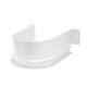 Fiókkáva szifonhoz 16mm fenéklaphoz Smartbox 210x84mm fém Fehér
