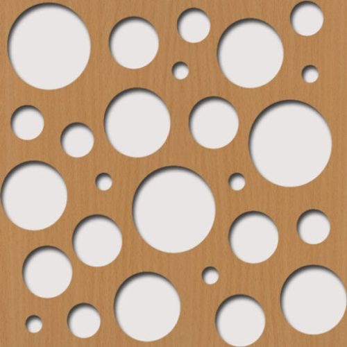 Laccato-Hdf SODA perforációval Krono Bükk 1400x510x3mm