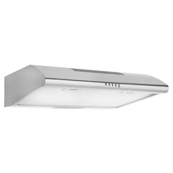   SILVERLINE LYKIA 1200 hagyományos páraelszívó, 60 cm, LED, D energiaosztály, IEC: 215 m3/h, inox