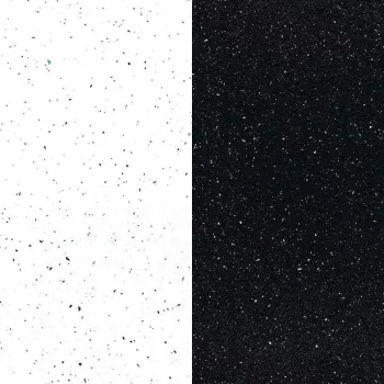   Konyhai hátfal K217 GM White Andromeda/K218 GM Black Andromeda 4100x640x10mm