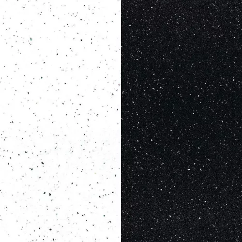 Konyhai hátfal K217 GM White Andromeda/K218 GM Black Andromeda 4100x640x10mm