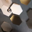 AL04 Brushed Gold 2800x1300x18,7mm Aluminium borítású MDF